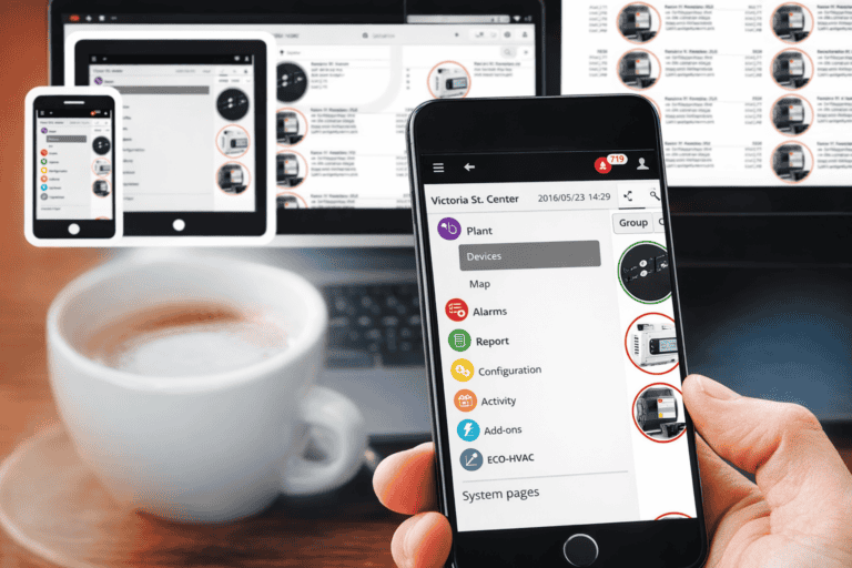 Okoseszközökkel történő távoli vezérlés és felügyelet kényelmesen